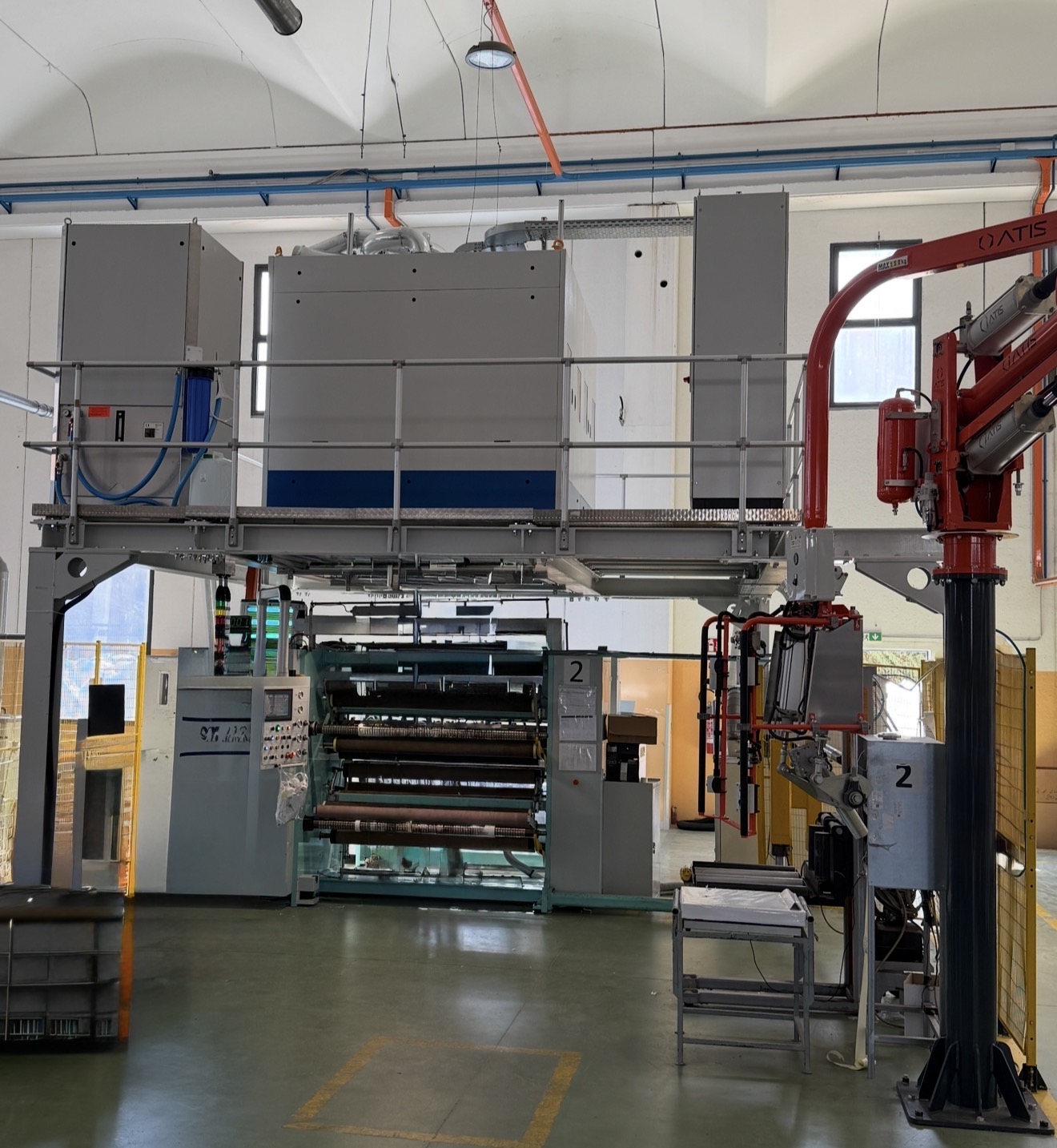 Aufbau Laseranlage Sizilien – Bild 3 von 3